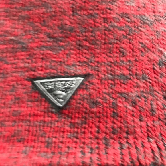 GUESS Red & Gray Scarf - Picture 5 of 5